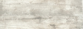 Sun-bleached white porcelain plank with textured wood grain, exuding rustic elegance and minimalist warmth for refined interiors.