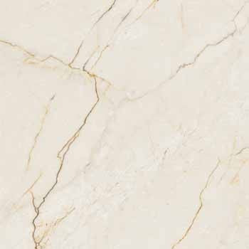 Luxurious beige marble-effect porcelain tile with subtle veining and semi-glossy finish, evoking timeless elegance and natural grandeur.