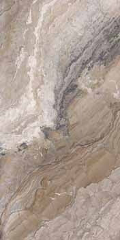 Luxurious travertine-effect porcelain tile with warm brown veining and semi-glossy finish, evoking timeless elegance and natural grandeur.