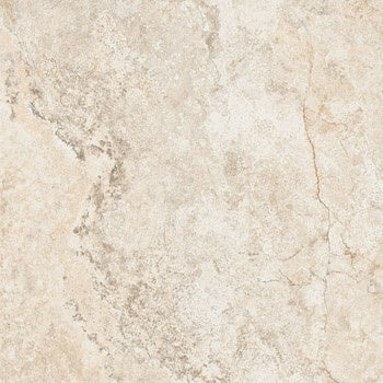Luxurious almond-hued porcelain tile with refined travertine texture, semi-gloss finish, and serene minimalist elegance.