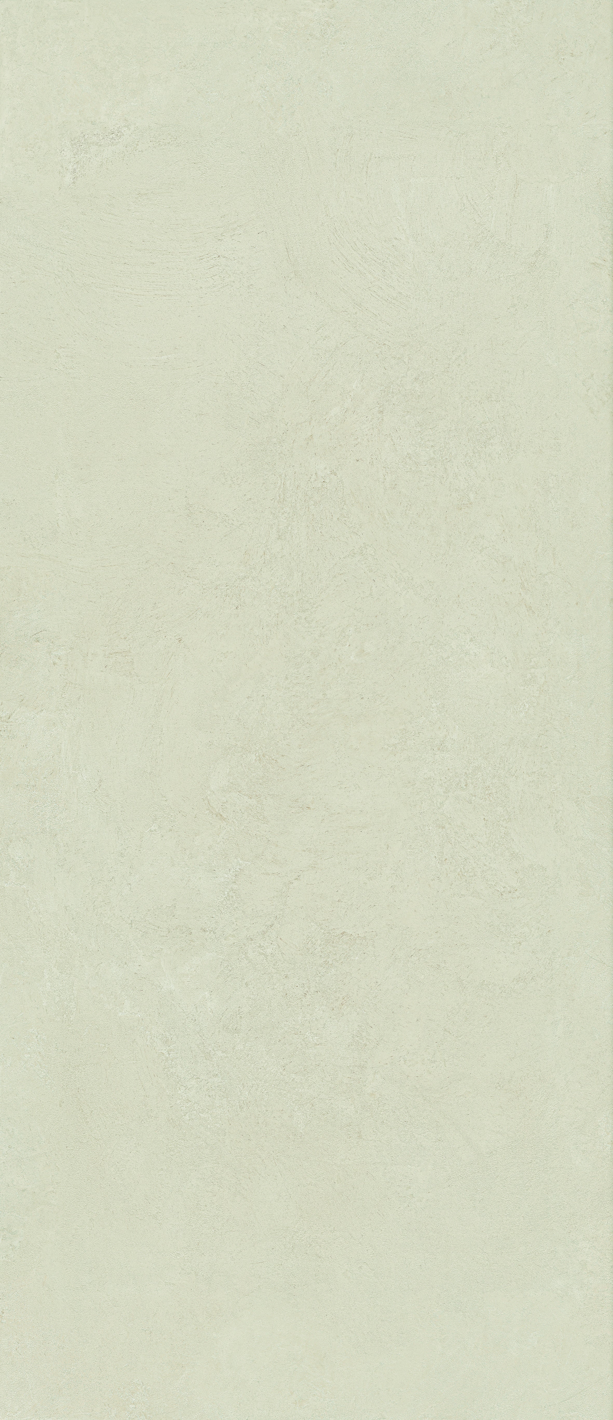 Soft almond bullnose trim with warm plaster-like matte finish for seamless minimalist elegance.
