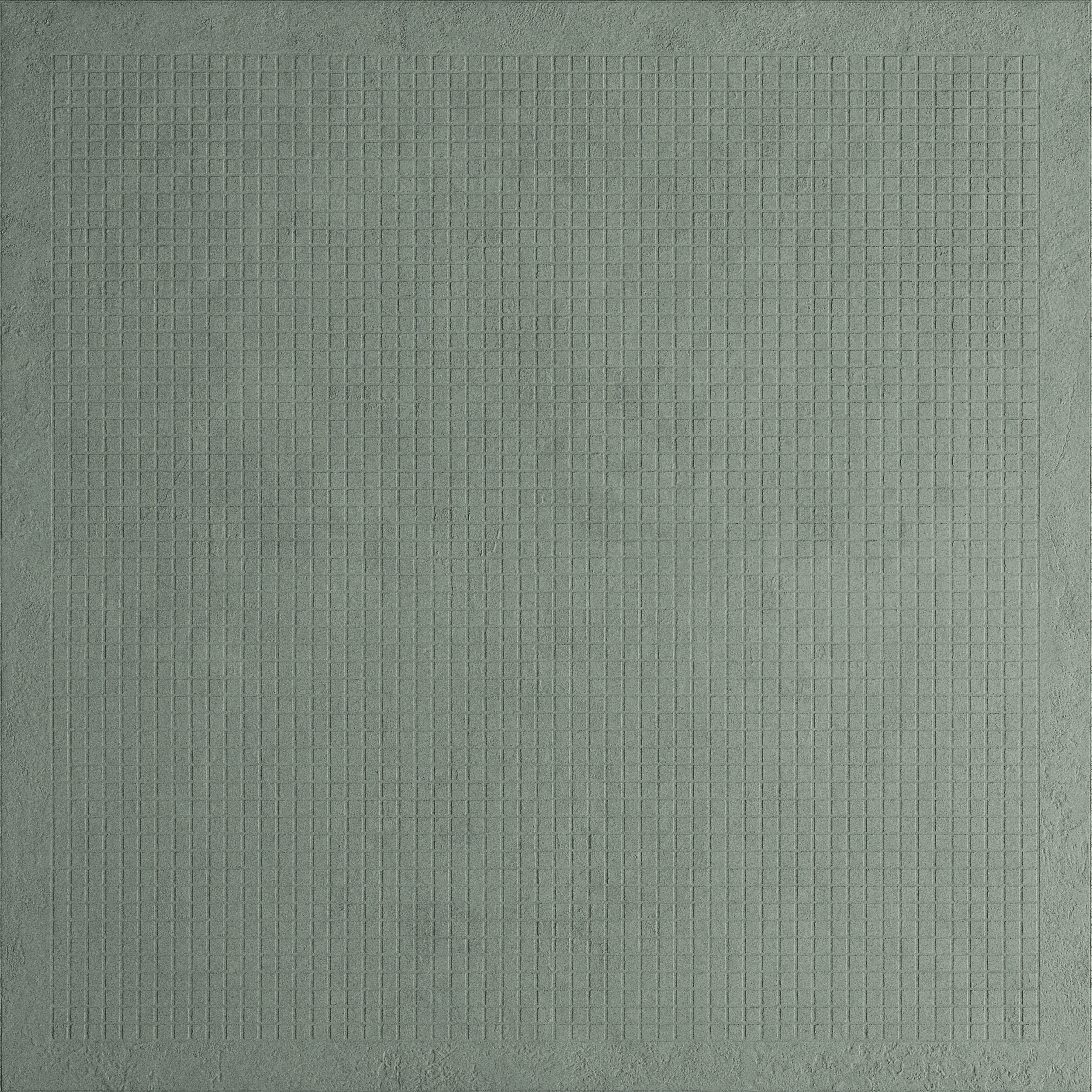 A textured dark gray porcelain tile with a rough, industrial mesh pattern, exuding raw elegance and brutalist strength.