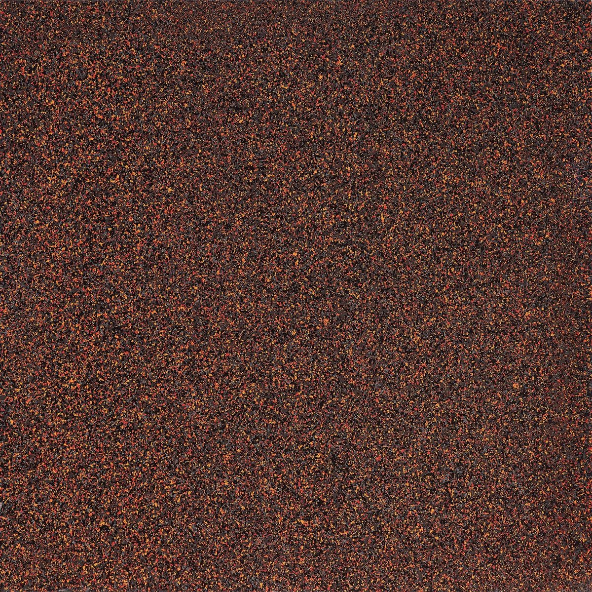 Luxury red terrazzo bullnose trim with bold chips and flakes, glossy porcelain for timeless elegance in high-end interiors.
