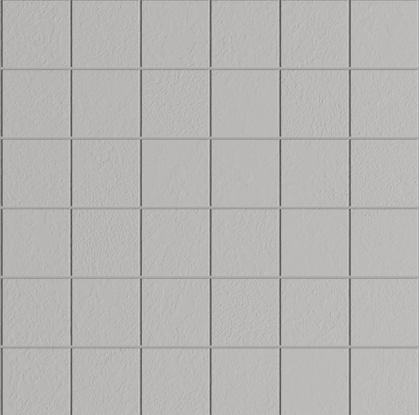 Industrial-chic white porcelain mosaic with raw concrete texture, matte finish, and interlocking square tiles for bold, timeless elegance.