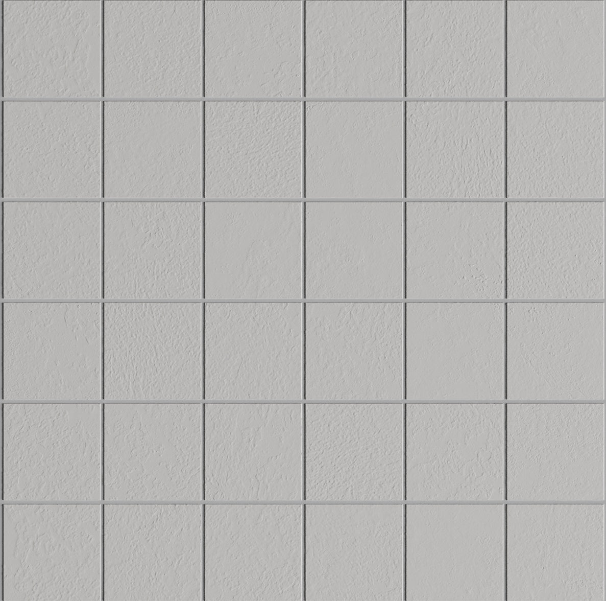 Industrial-chic white porcelain mosaic with raw concrete texture, matte finish, and interlocking square tiles for bold, timeless elegance.