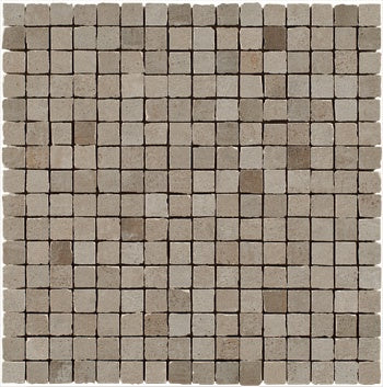 Matte beige porcelain mosaic with industrial concrete warmth, rectified edges for seamless modern elegance.