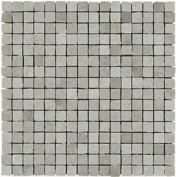 Rectangular gray porcelain mosaic with industrial concrete charm, matte finish, and refined geometric elegance for modern luxury spaces.