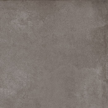 Dark gray porcelain tile with a soft, textured concrete finish, evoking timeless industrial elegance and refined monochromatic depth.