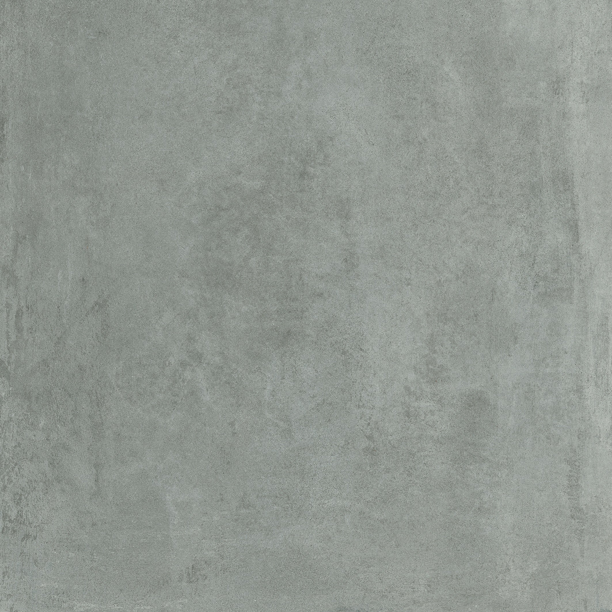 Matte gray porcelain tile with a soft 3D concrete texture, exuding timeless industrial elegance and refined monochromatic warmth.