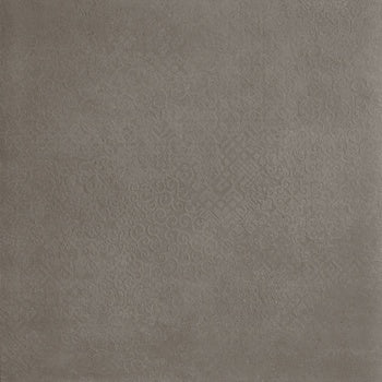 Dark gray porcelain tile with subtle 3D texture, matte finish, and luminous depth, evoking industrial elegance and refined minimalism.