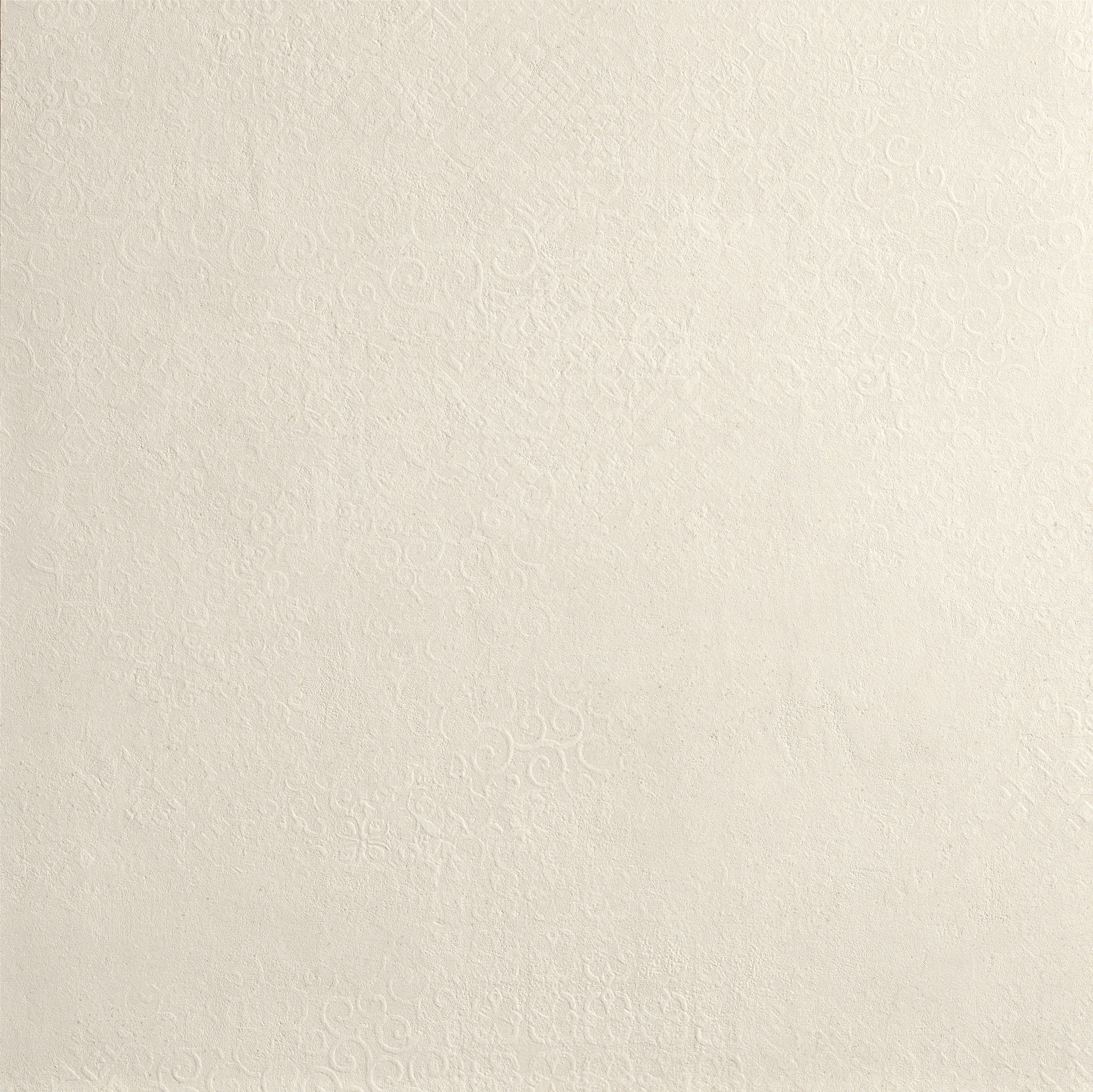 Luxurious matte porcelain tile with delicate 3D texture, luminous reflections, and subtle organic patterns in refined white.