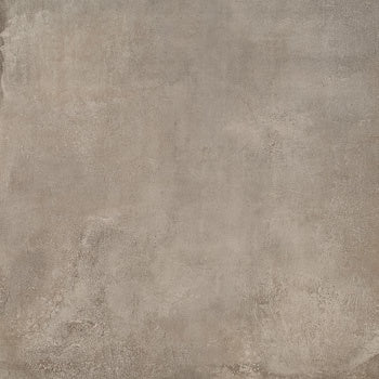 Rectified matte porcelain tile in warm cappuccino, blending industrial concrete minimalism with the organic warmth of fired ceramic.