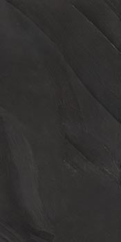Black volcanic slate-look porcelain tile with a matte, textured surface and refined rectified edges, evoking Iceland’s rugged elegance.