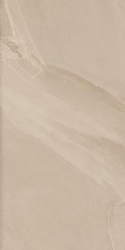 A beige porcelain tile with the raw, volcanic texture of Icelandic slate, rectified edges, and a soft matte finish.
