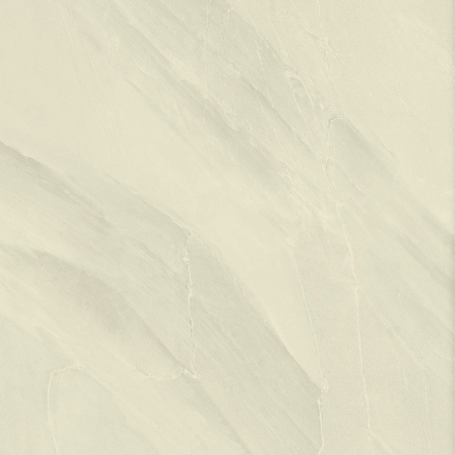 Rectified matte porcelain tile with Iceland volcanic slate texture in crisp white, evoking raw elegance and refined minimalism.