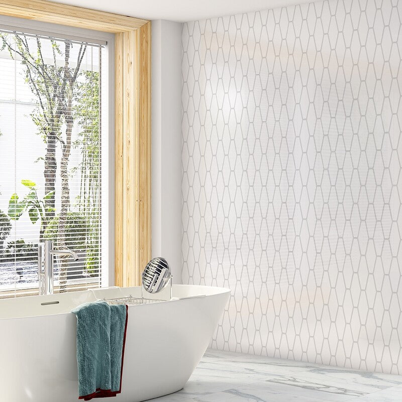 STATUS CERAMIC: Royal Hexagon Field Tile (glossy | 3"x7"x7/8" | beveled)