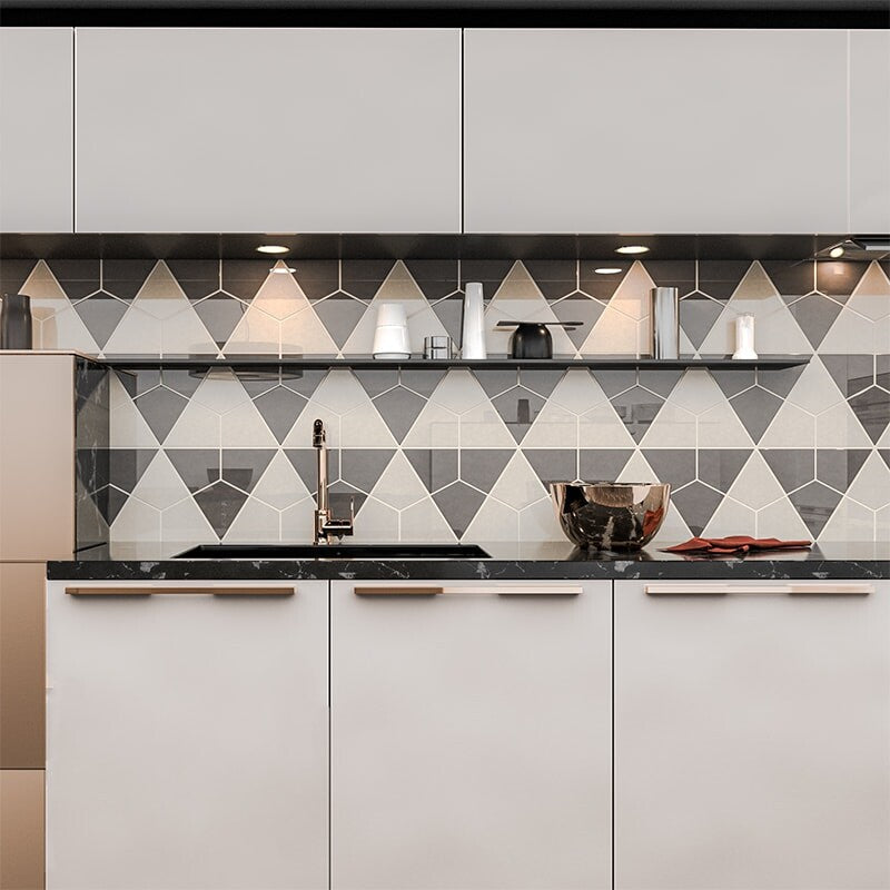 STATUS CERAMIC: Barn Diamond Field Tile (glossy | 6"x6"x3/8" | beveled)