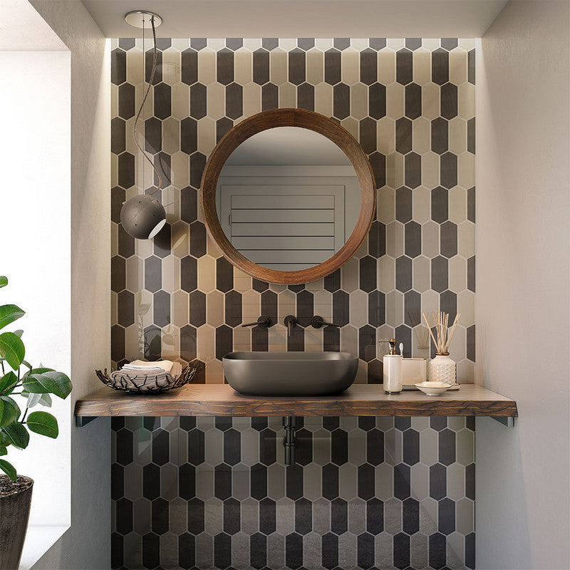 STATUS CERAMIC: Barn Picket Field Tile (glossy | 3"x6"x3/8" | beveled)