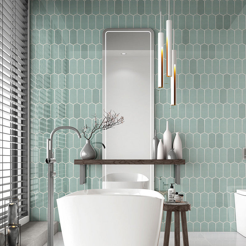 STATUS CERAMIC: Witty Picket Field Tile (glossy | 3"x6"x3/8" | beveled)