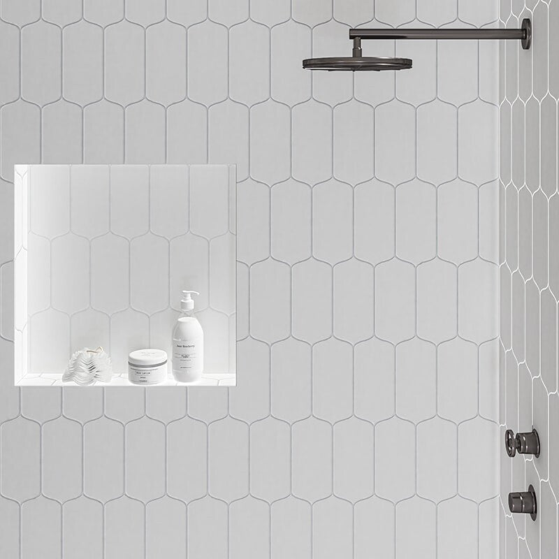 STATUS CERAMIC: Royal Tear Field Field Tile (glossy | 3"x8"x5/8" | beveled)