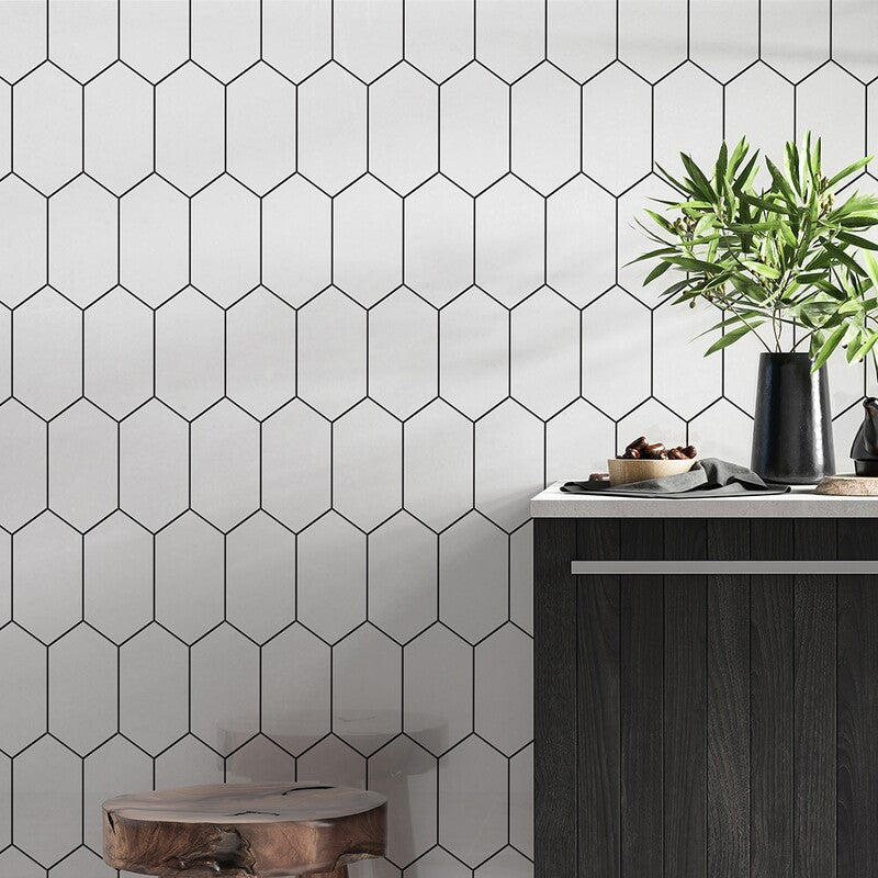 STATUS CERAMIC: Royal Picket Field Tile (glossy | 3"x6"x3/8" | beveled)
