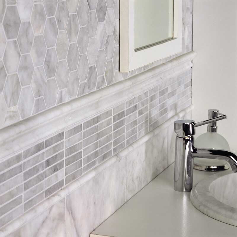 AVENZA : Andorra Chairrail Molding (honed | 2"x12"x1" | straight cut)