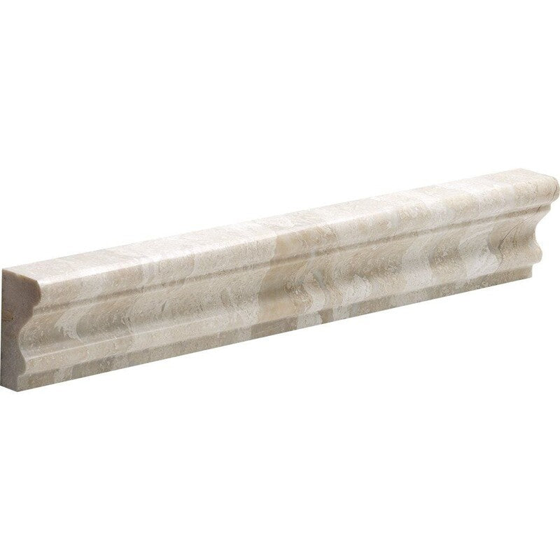 DIANA ROYAL : Andorra Chairrail Molding (polished | 2"x12"x1" | straight cut)