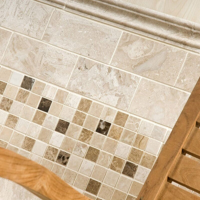 DIANA ROYAL : Andorra Chairrail Molding (polished | 2"x12"x1" | straight cut)