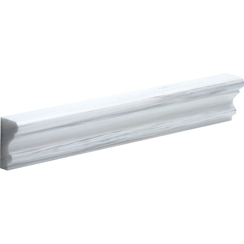 BIANCO DOLOMITI CLASSIC : Andorra Chairrail Molding (polished | 2"x12"x1" | straight cut)