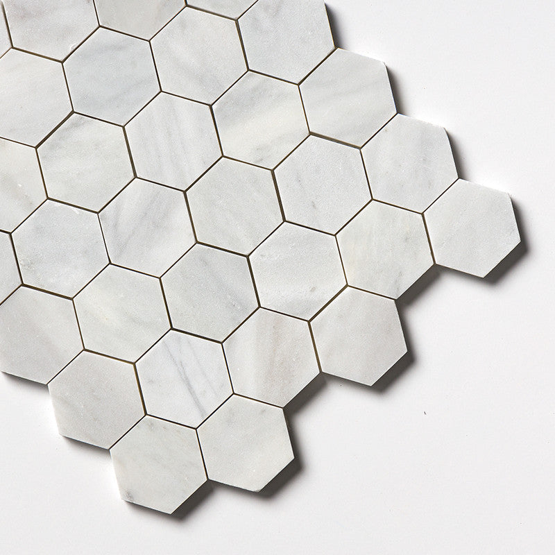 AVENZA : Hexagon Mosaic (honed | 10"x12"x3/8" | straight cut)