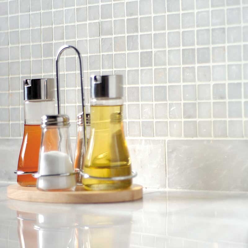 AVALON: 1X1 Straight Stack Mosaic (polished | 12"x12"x3/8" | straight cut)