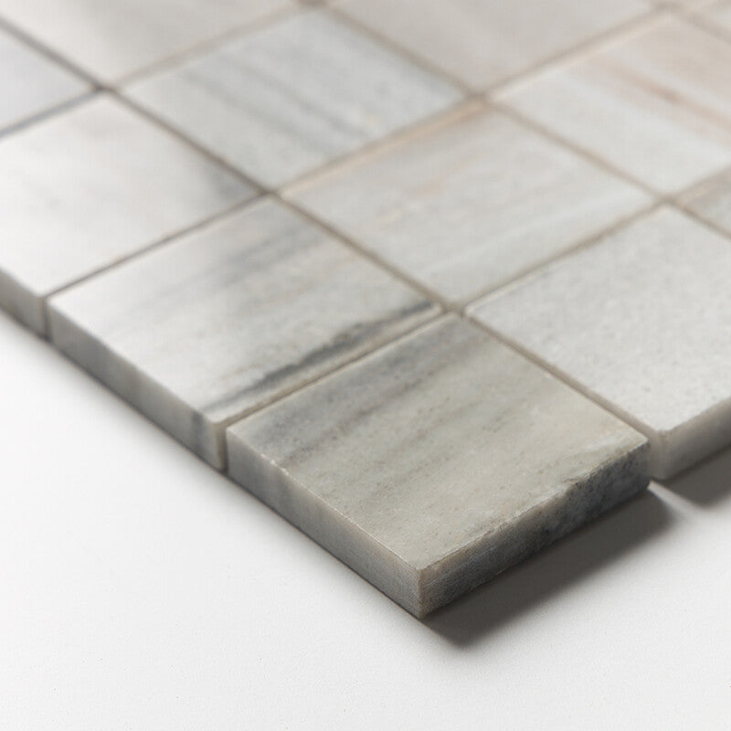 SKYLINE : 2X2 Straight Stack Mosaic (polished | 12"x12"x3/8" | straight cut)