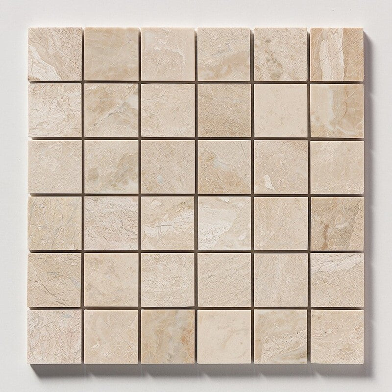 DIANA ROYAL : 2X2 Straight Stack Mosaic (polished | 12"x12"x3/8" | straight cut)