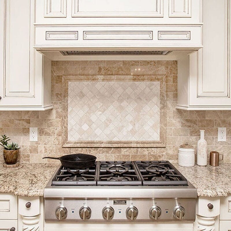 DIANA ROYAL : 2X2 Straight Stack Mosaic (honed | 12"x12"x3/8" | straight cut)