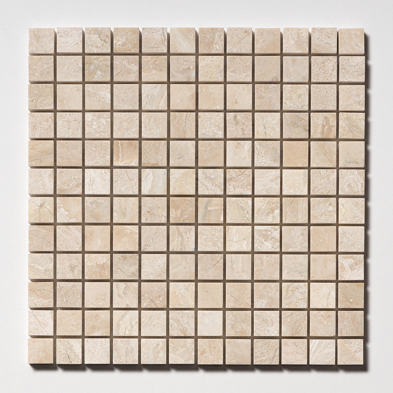 DIANA ROYAL : 1X1 Straight Stack Mosaic (honed | 12"x12"x3/8" | straight cut)