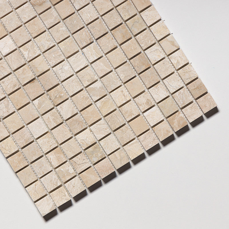 DIANA ROYAL : 1X1 Straight Stack Mosaic (honed | 12"x12"x3/8" | straight cut)