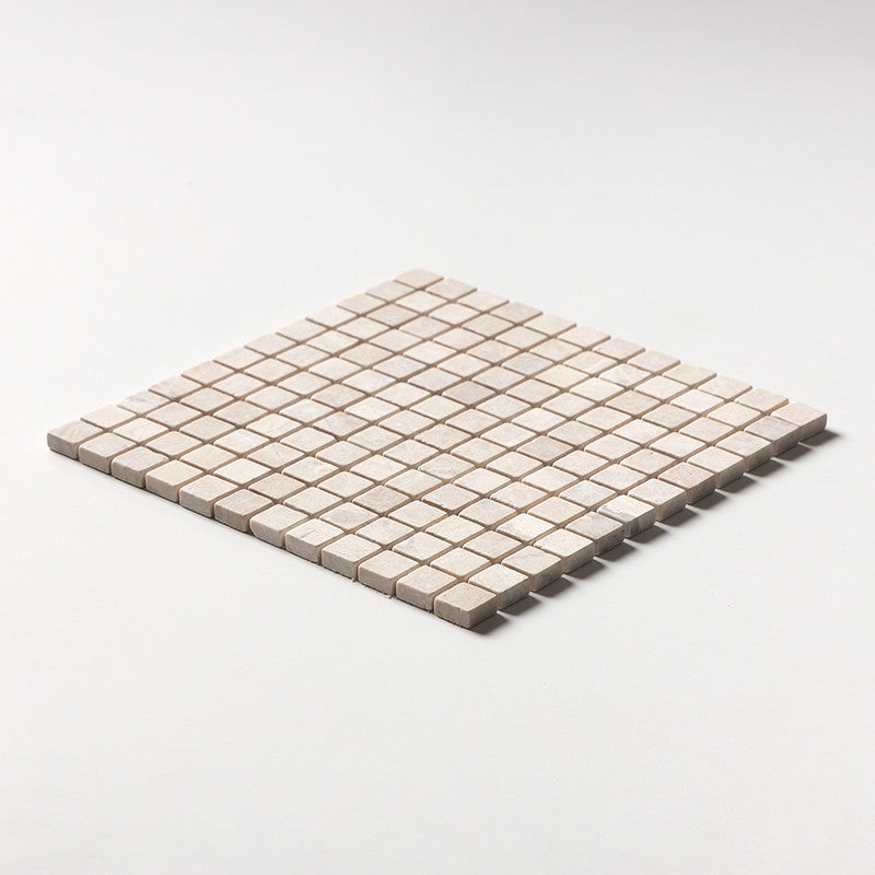 DIANA ROYAL : 1X1 Straight Stack Mosaic (tumbled | 12"x12"x3/8" | straight cut)