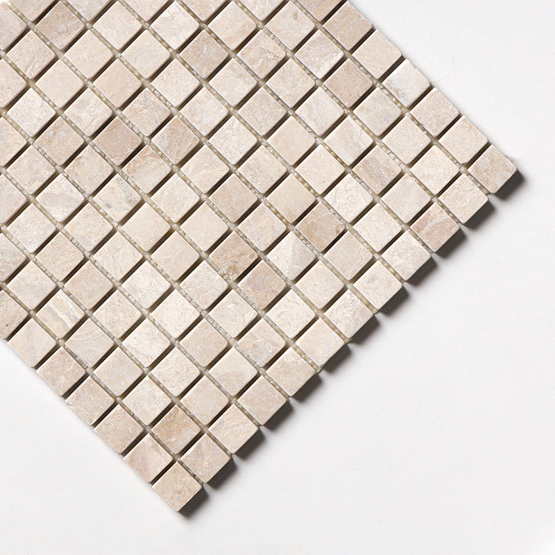 DIANA ROYAL : 1X1 Straight Stack Mosaic (tumbled | 12"x12"x3/8" | straight cut)