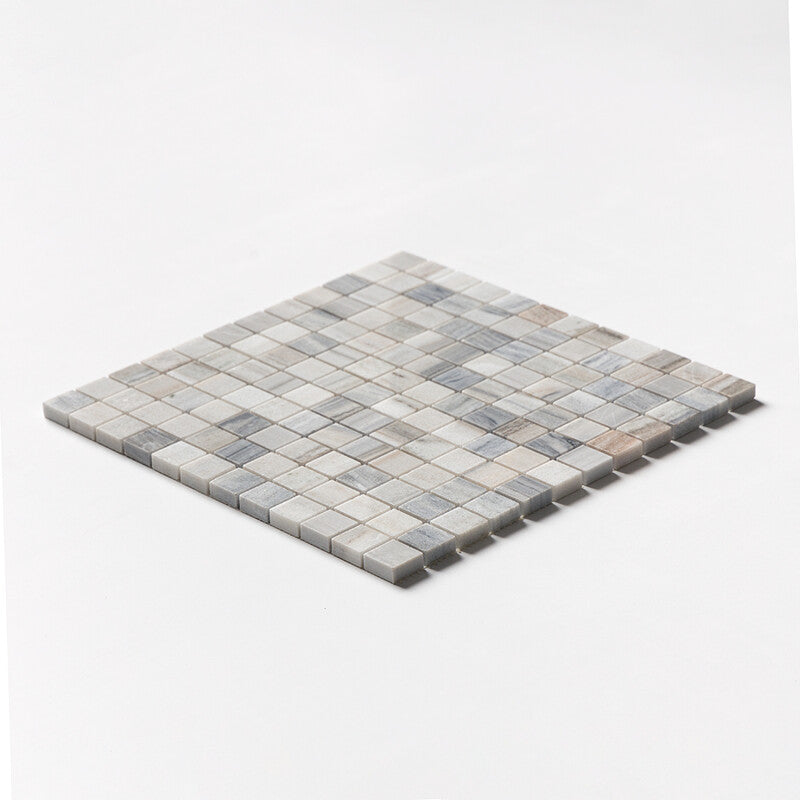 SKYLINE : 1X1 Straight Stack Mosaic (polished | 12"x12"x3/8" | straight cut)