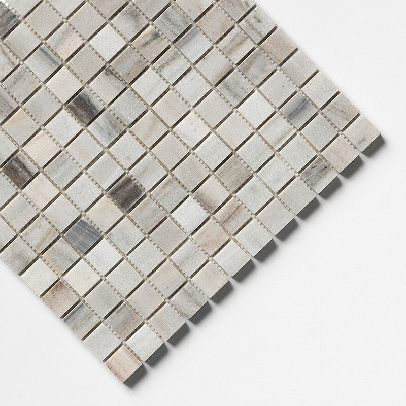SKYLINE : 1X1 Straight Stack Mosaic (polished | 12"x12"x3/8" | straight cut)