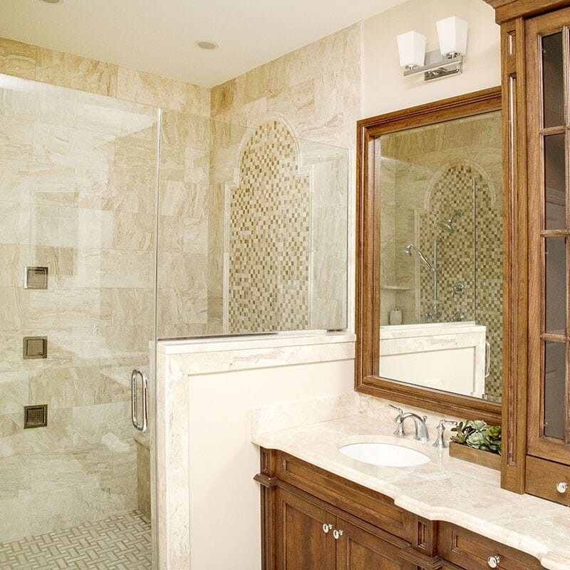 DIANA ROYAL : 5/8X5/8 Straight Stack Mosaic (polished | 12"x12"x3/8" | straight cut)