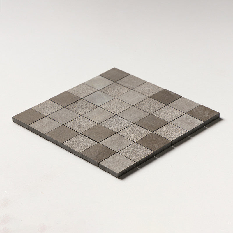 BOSPHORUS: 2X2 Straight Stack Mosaic (textured | 12"x12"x3/8" | straight cut)