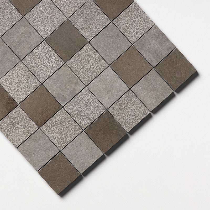 BOSPHORUS: 2X2 Straight Stack Mosaic (textured | 12"x12"x3/8" | straight cut)