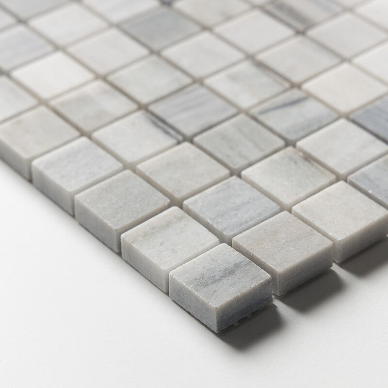 SKYLINE : 1X1 Straight Stack Mosaic (honed | 12"x12"x3/8" | straight cut)