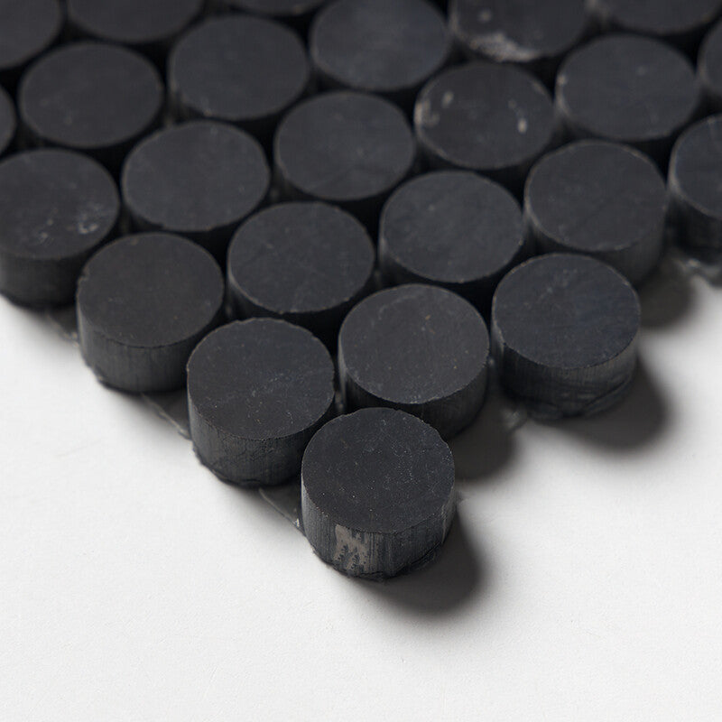 PENNY ROUND: Penny Round Mosaic (honed | 11"x11"x1/4" | straight cut)