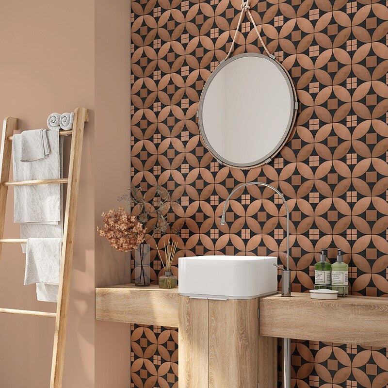 TESSA: Emna Mosaic (honed | 11"x12"x7/16" | straight cut)