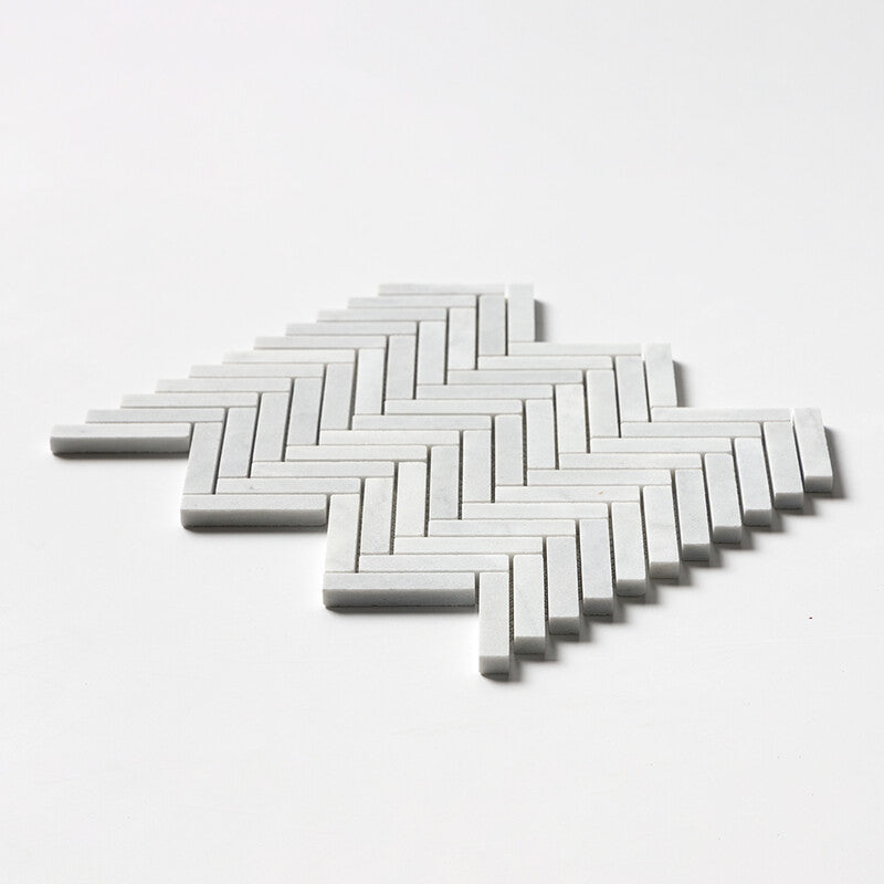 AVENZA : 5/8X3 Herringbone Mosaic (honed | 10"x12"x7/16" | straight cut)