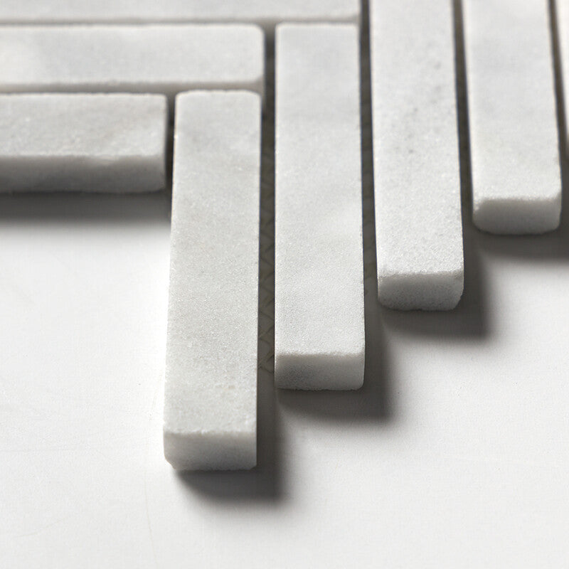 AVENZA : 5/8X3 Herringbone Mosaic (honed | 10"x12"x7/16" | straight cut)