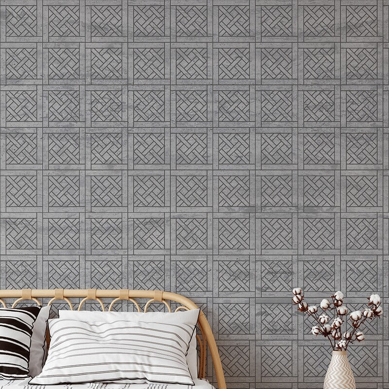 FRENCH PARQUET : Parquet De Chantilly Mosaic (honed | 8"x8"x1/2" | straight cut)