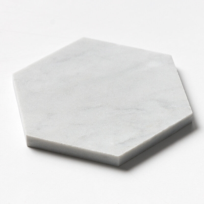 DIMENTIONS : Hexagon Field Tile (honed | 5"x5"x25/32" | straight cut)